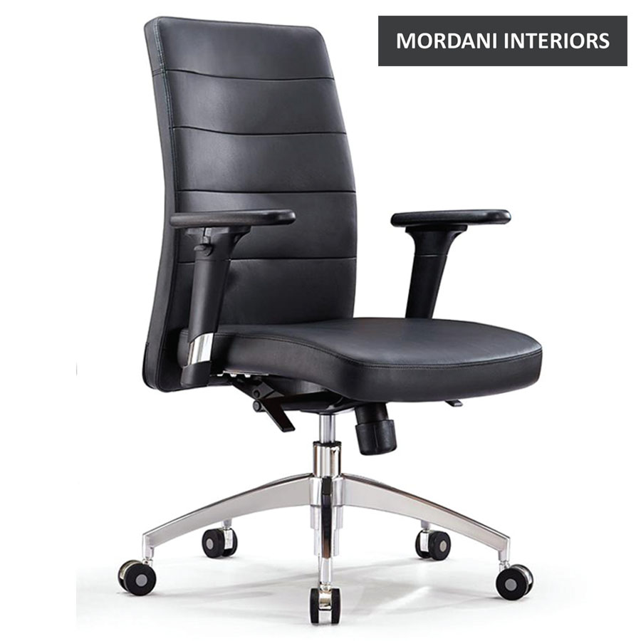 Amon Mid Back Leather Office Chair